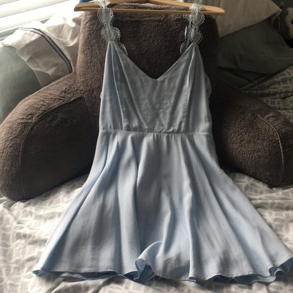 SOLD Baby Blue Tobi Dress - Picture 3 of 6